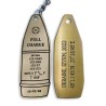 Howitzer shell keyring + your name on the shell
