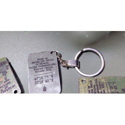 T72 Keyring from russian tank